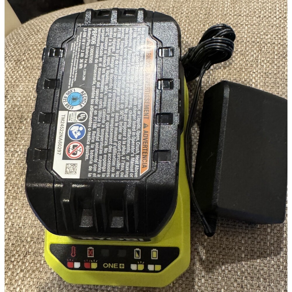 Ryobi One Plus18v Lithium Ion 2.0ah Battery and Charger Kit Open Box